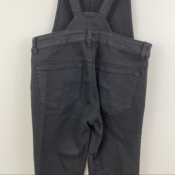 PACSUN Black Overall Jeans Sz 24 - Picture 12 of 14
